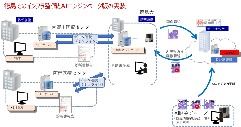 徳島でのインフラ整備とAIエンジンベータ版の実装